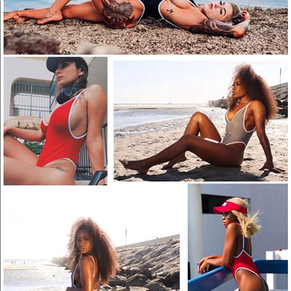 Sexy One Piece Cheeky Bathing suit - Picture 3 of 4